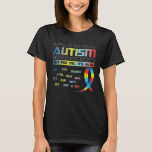 Camiseta Abril es el mes de la conciencia sobre el autismo