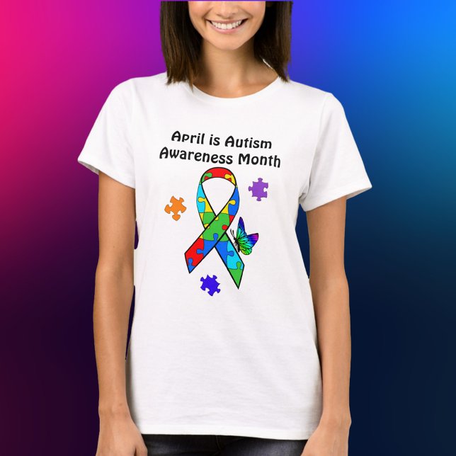 Camiseta Abril es el mes de la conciencia sobre el autismo (Subido por el creador)