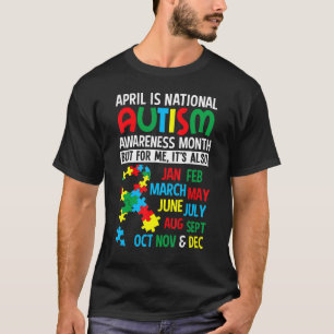Camiseta Abril es el Mes del Regalo de Conciencia sobre el