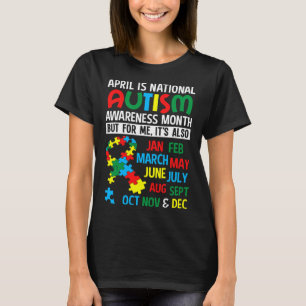 Camiseta Abril es el mes nacional de concienciación sobre e