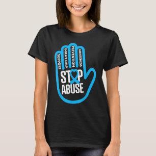 Camiseta Abril es el mes nacional de prevención del maltrat
