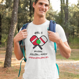 Camiseta Abril es el mes nacional del baloncesto