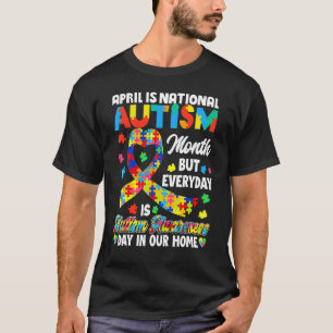 Camiseta Abril Es Mes De Concientización Sobre El Autismo A