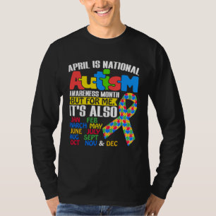 Camiseta Abril Es Mes Nacional De Concientización Sobre El