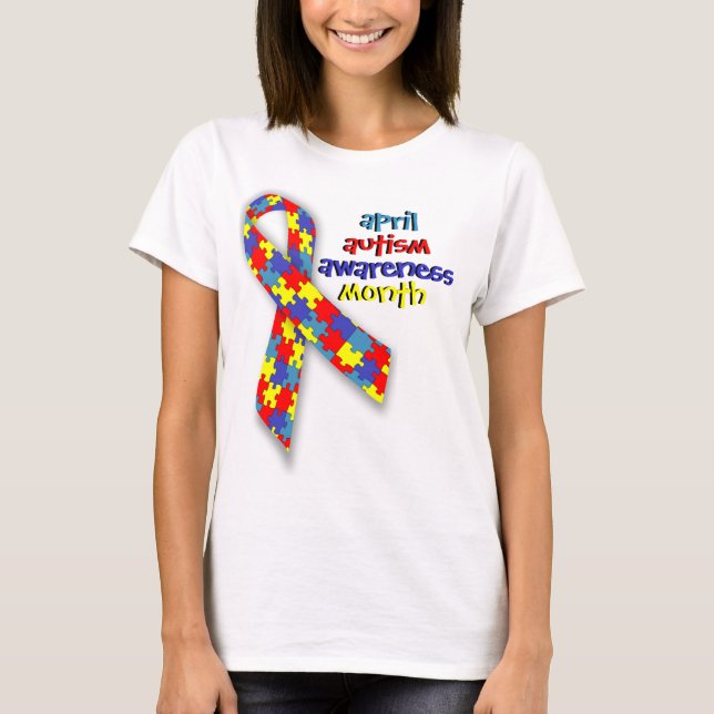 Camiseta Abril mes de conciencia del autismo (Anverso)