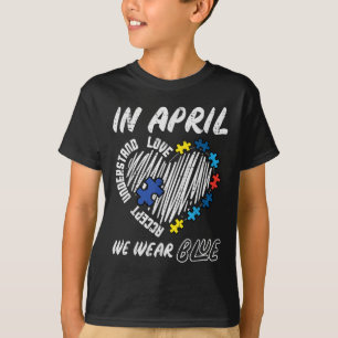 Camiseta Abril Usamos Azul Acepto Entender El Autismo Del A