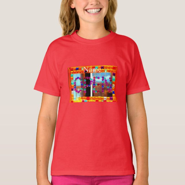 Camiseta Abrir círculos de vidrio de señas (Anverso)