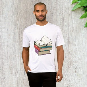 Camiseta Abrir el Tee activo de los libros
