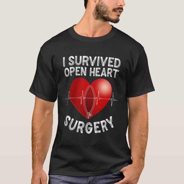 Camiseta Abrir La Cirugía Sobrevivió Al Ataque (Anverso)