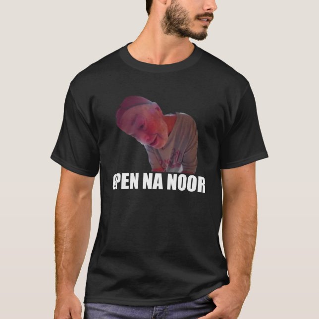 Camiseta Abrir Na Noor Abrir El Meme De Tendencia Del Anill (Anverso)