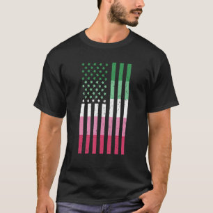 Camiseta Abrosexualidad Queer Bandera Estadounidense Orgull