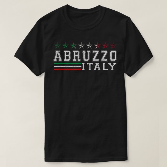 Camiseta Abruzzo Italia regala un recuerdo italiano Italia (Diseño del anverso)