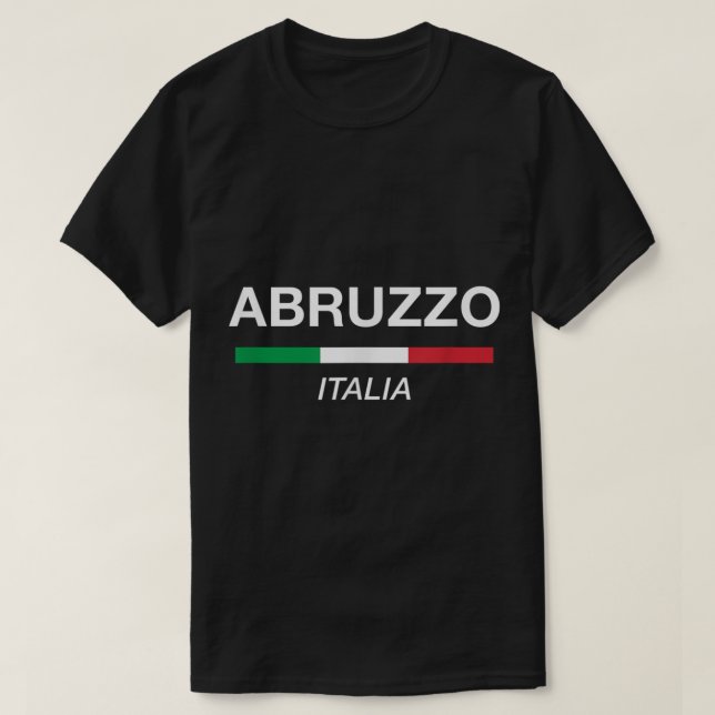 Camiseta Abruzzo Nombre italiano Familia Reunión Bandera de (Diseño del anverso)