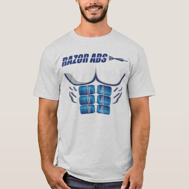 Camiseta ABS de la maquinilla de afeitar (Anverso)