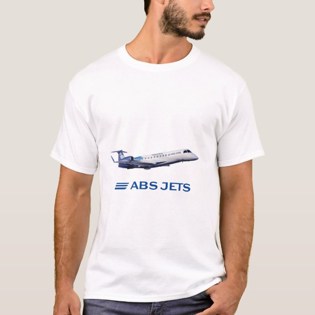 Camiseta ABS Jets Airlines Learjet Airplane (Anverso)