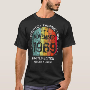 Camiseta Absolutamente Asombrosa Desde Noviembre De 1969 Ho