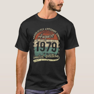 Camiseta Absolutamente Asombroso Desde Agosto De 1979 Hombr