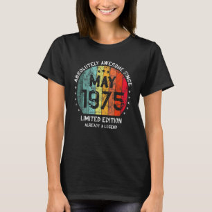 Camiseta Absolutamente Asombroso Desde Mayo De 1975 Nacimie