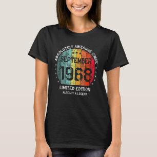Camiseta Absolutamente Asombroso Desde Septiembre De 1968 H