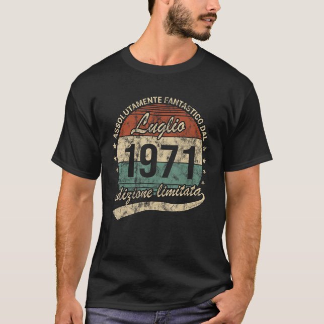 Camiseta Absolutamente fantástico desde julio de 1971 Retro (Anverso)