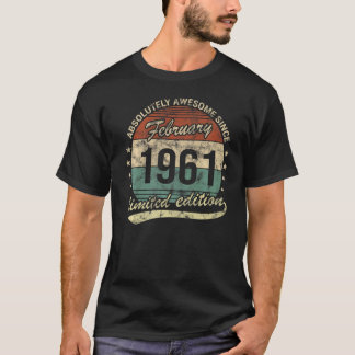Camiseta Absolutamente Increíble Desde Febrero De 1961 Homb