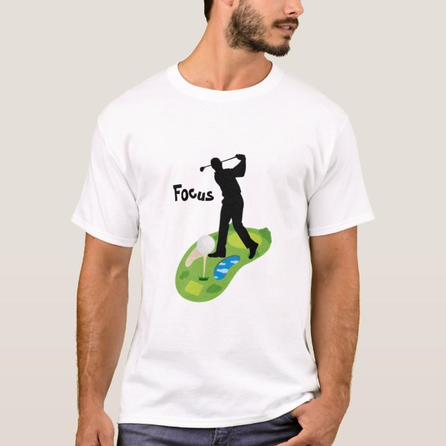 Camiseta Absolute Swing Golf Silhouette T-Shirt (Anverso)