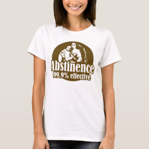 Camiseta Abstinencia 99% Humor Religioso Efectivo