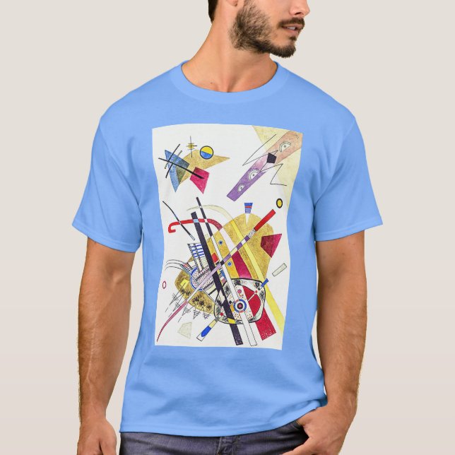 Camiseta Abstracción asombrosa - Arte acuarela de Kandinsky (Anverso)