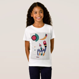 Camiseta Abstracción de la composición biomórfica - Kandins