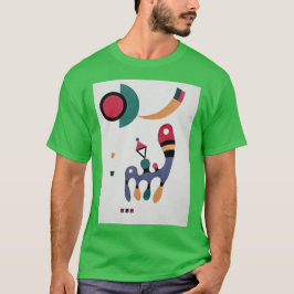Camiseta Abstracción de la composición biomórfica - Kandins
