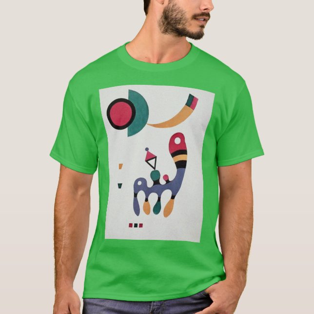 Camiseta Abstracción de la composición biomórfica - Kandins (Anverso)