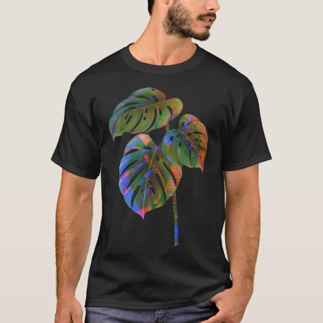 Camiseta Abstracción de Monstera (Anverso)