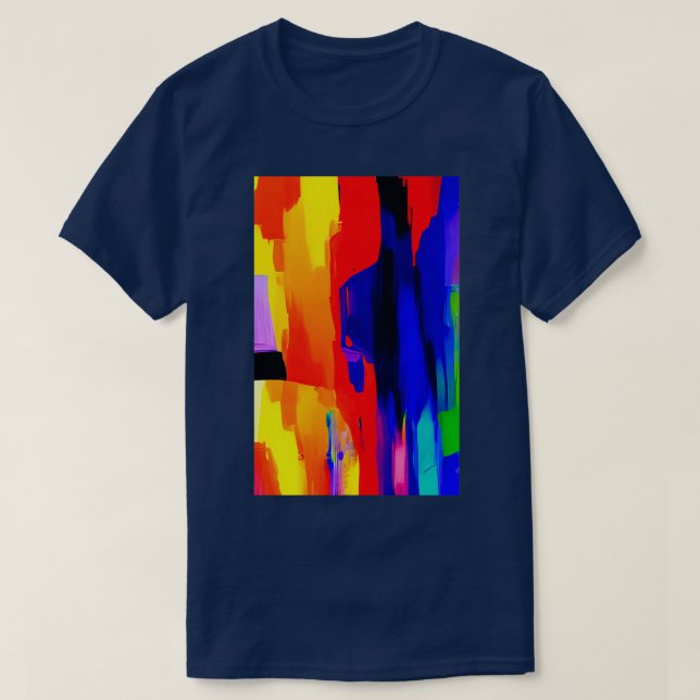 Camiseta Abstract Expressionism Wallpaper 7 (Diseño del anverso)