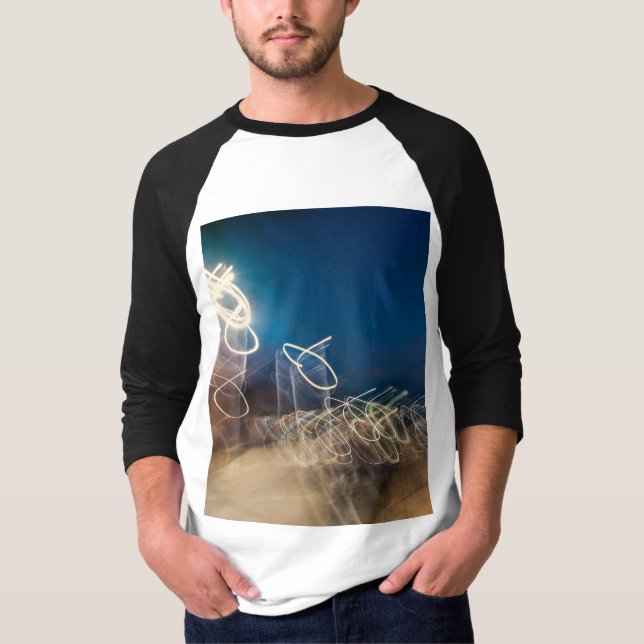 Camiseta Abstract Intentional Camera Movement Night Light T (Anverso)