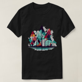 Camiseta Abstract Pine Trees