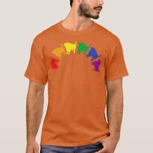 Camiseta Abstract Pride Dogs Rainbow