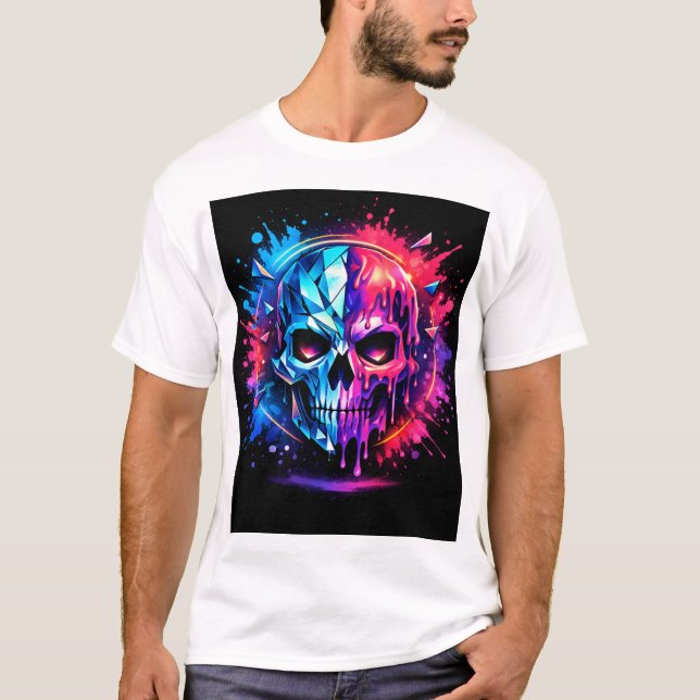Camiseta Abstract Skull (Anverso)