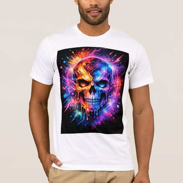 Camiseta Abstract Skull (Anverso)