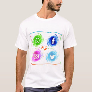 Camiseta abstract-social-media-acuarela-iconos-set_1055-44
