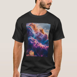 Camiseta Abstract Space Nebula Art - Colorful Cosmic
