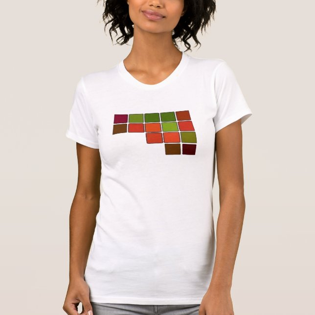 Camiseta Abstract Squares T-Shirt (Anverso)