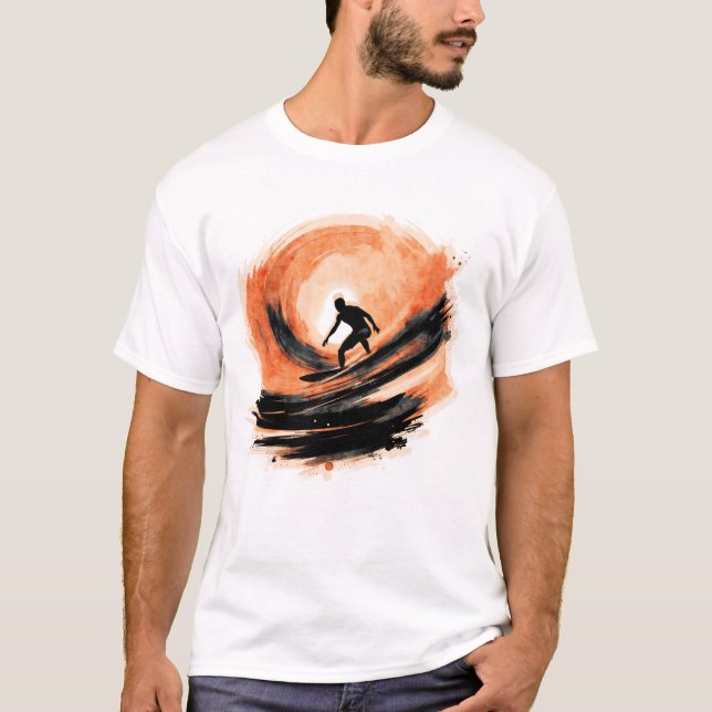 Camiseta Abstract Surfer (Anverso)