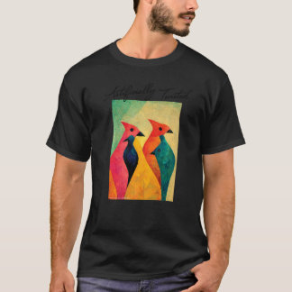 Camiseta Abstract Tropical Birds Op