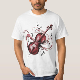 Camiseta abstract violin