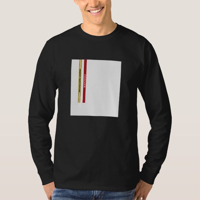 Camiseta Abstract White Square Straps Illustration Graphic  (Anverso)