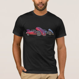 Camiseta abstracta clásica de coche tipo E