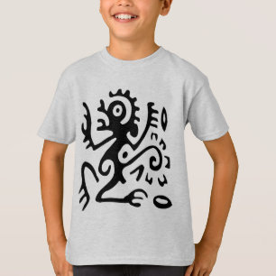 Camiseta abstracta de arte tribal para chicos