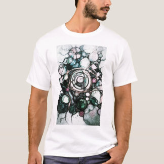 Camiseta abstracta de burbuja neurográfica