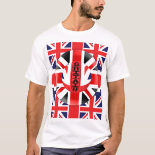 Camiseta abstracta de Gran Bretaña Union Jack