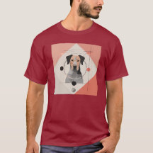 Camiseta Abstracta De Perro Para Los Amantes Del P
